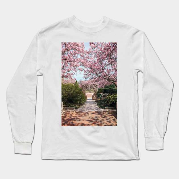 Cherry Blossom 2 Long Sleeve T-Shirt by igjustin